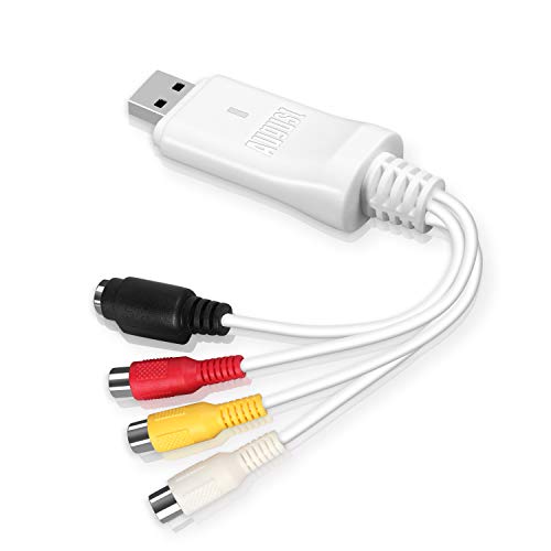 [2021 Modell] August VGB300 – USB Video Grabber - Audio Video Konverter zum...