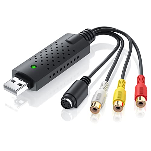 CSL - USB 2.0 Audio Video Grabber Neue Software Windows 11 fähig - VHS -...