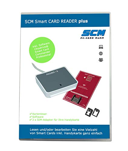 SCM Smart Card Reader Plus – uTrust 2700 R inklusive Software zum lesen der...