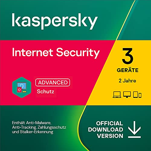 Kaspersky Internet Security 2022 | 3 Geräte | 2 Jahre | PC/Mac/Mobile |...