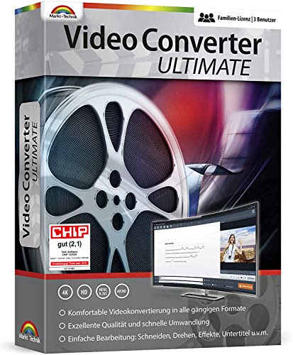Video Converter Ultimate - 3 USER Lizenz - Videos konvertieren, bearbeiten,...