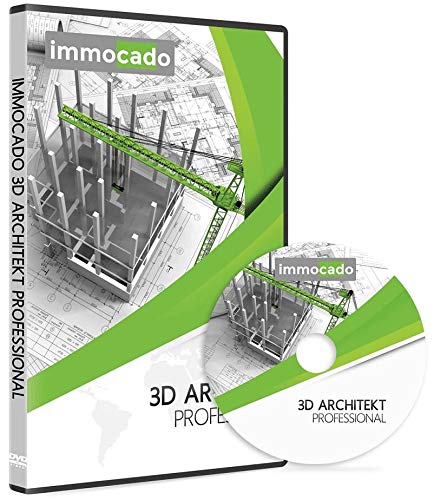 Immocado 3D Architekt Professional 2021 - 2D & 3D CAD Hausplaner Software und...