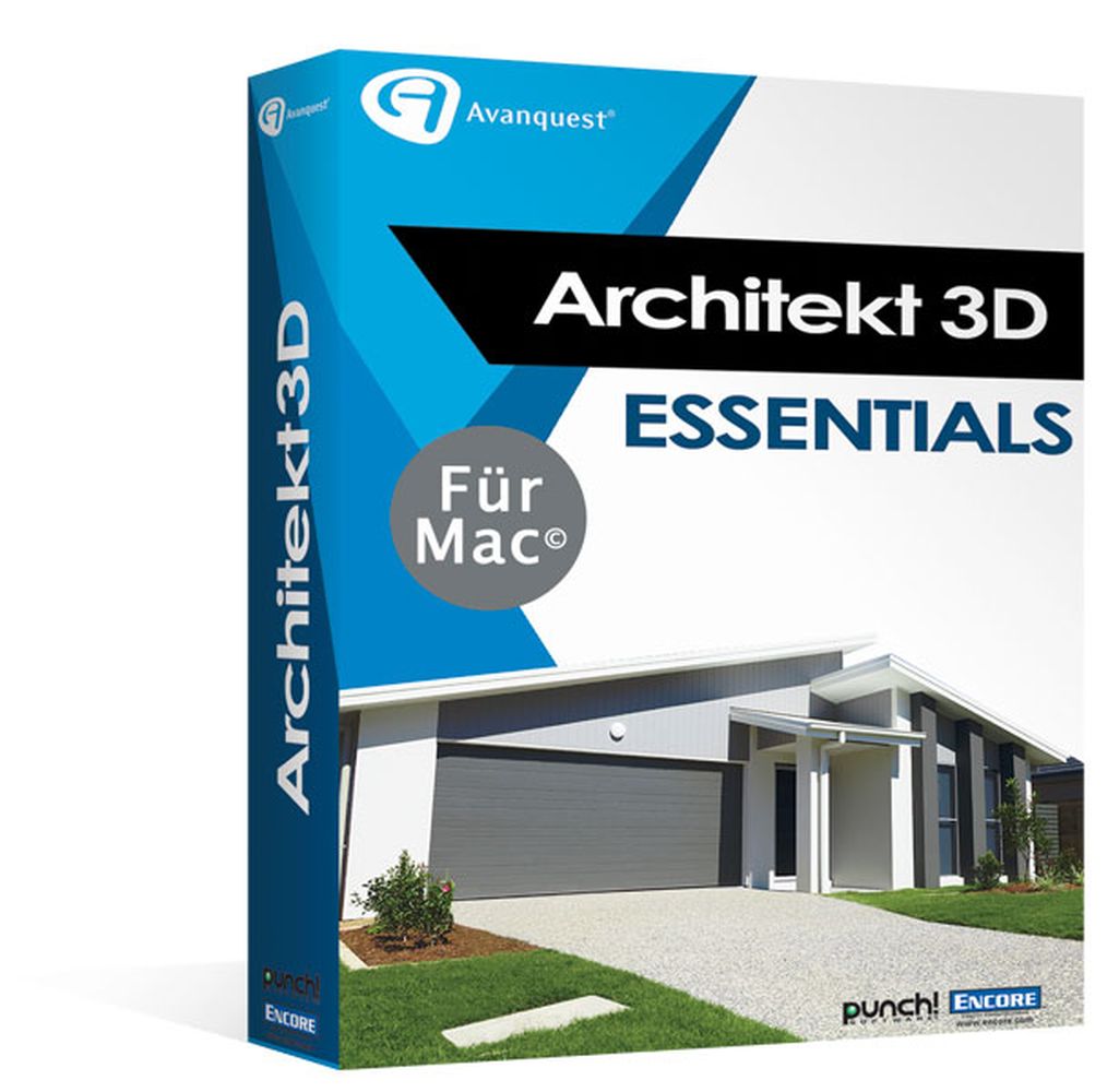 Architekt 3D X9 Essentials für Mac - Fotorealistische Haus- und Gartenplanung...