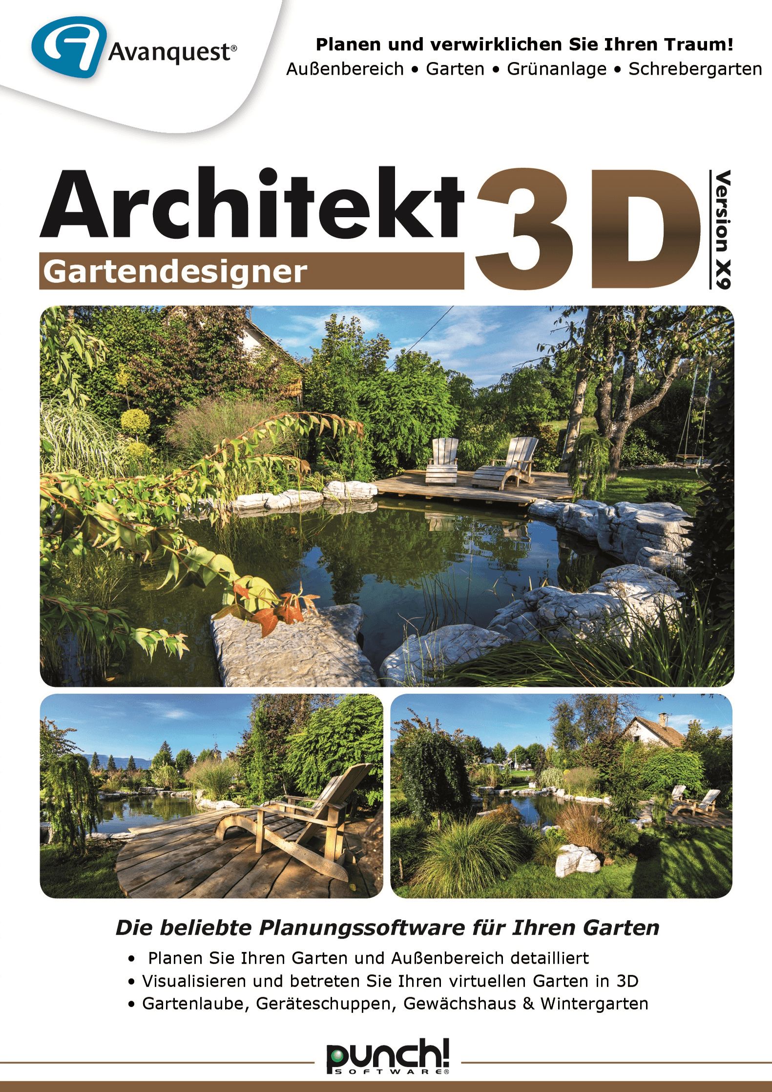 Architekt 3D X9 Gartendesigner - Fotorealistische Gartenplanung für Ihren MAC!...